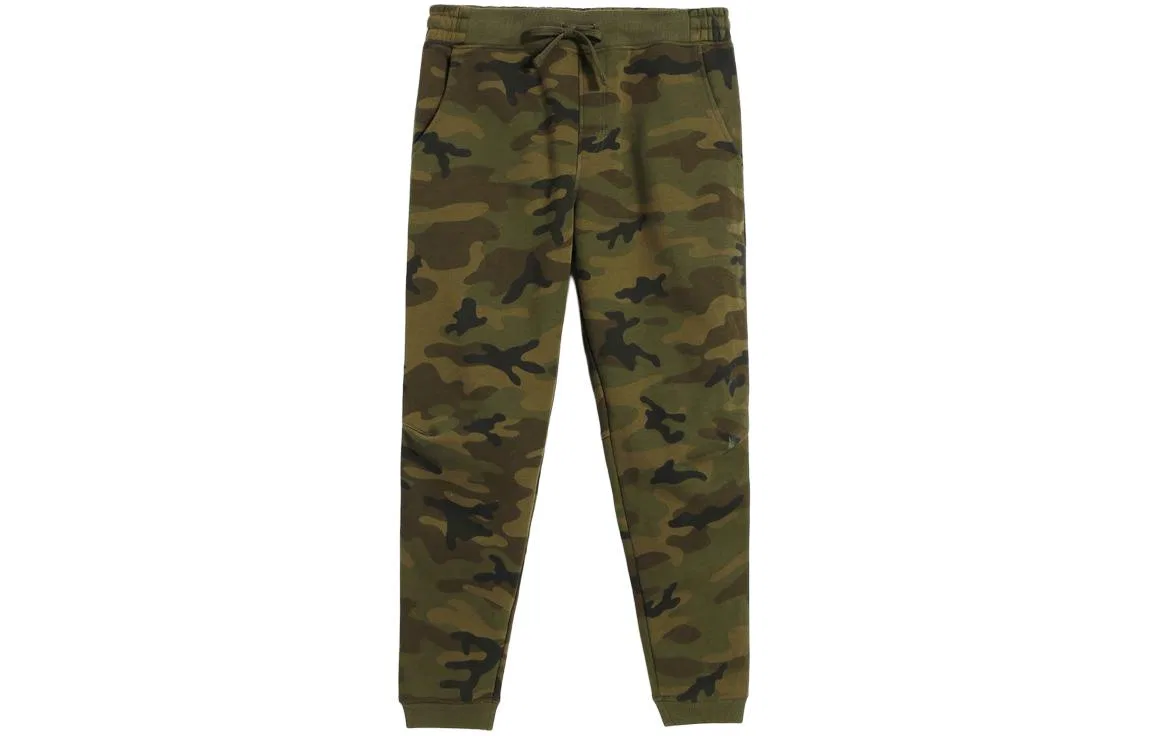 Мужские спортивные штаны из флиса с флисовой подкладкой GAP, Green Camouflage