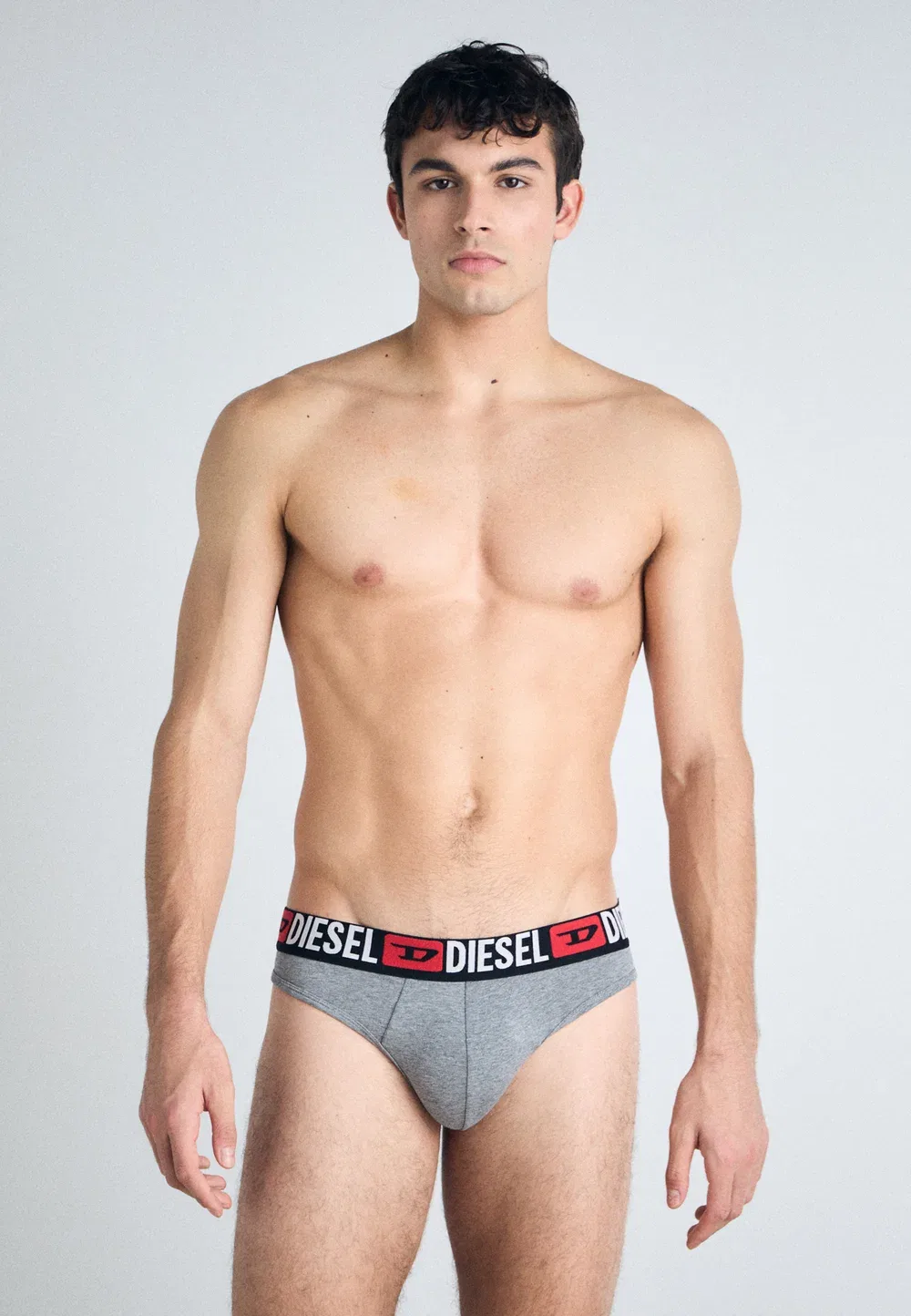 Набор из 3 стрингов Rick-D-Core Diesel, Black/Grey/Red — фото 2