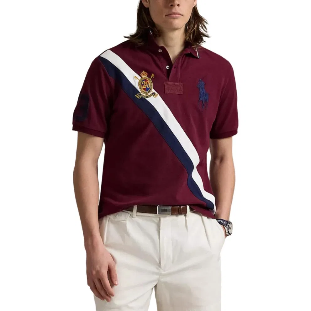 Мужское поло с коротким рукавом Red Polo Ralph Lauren
