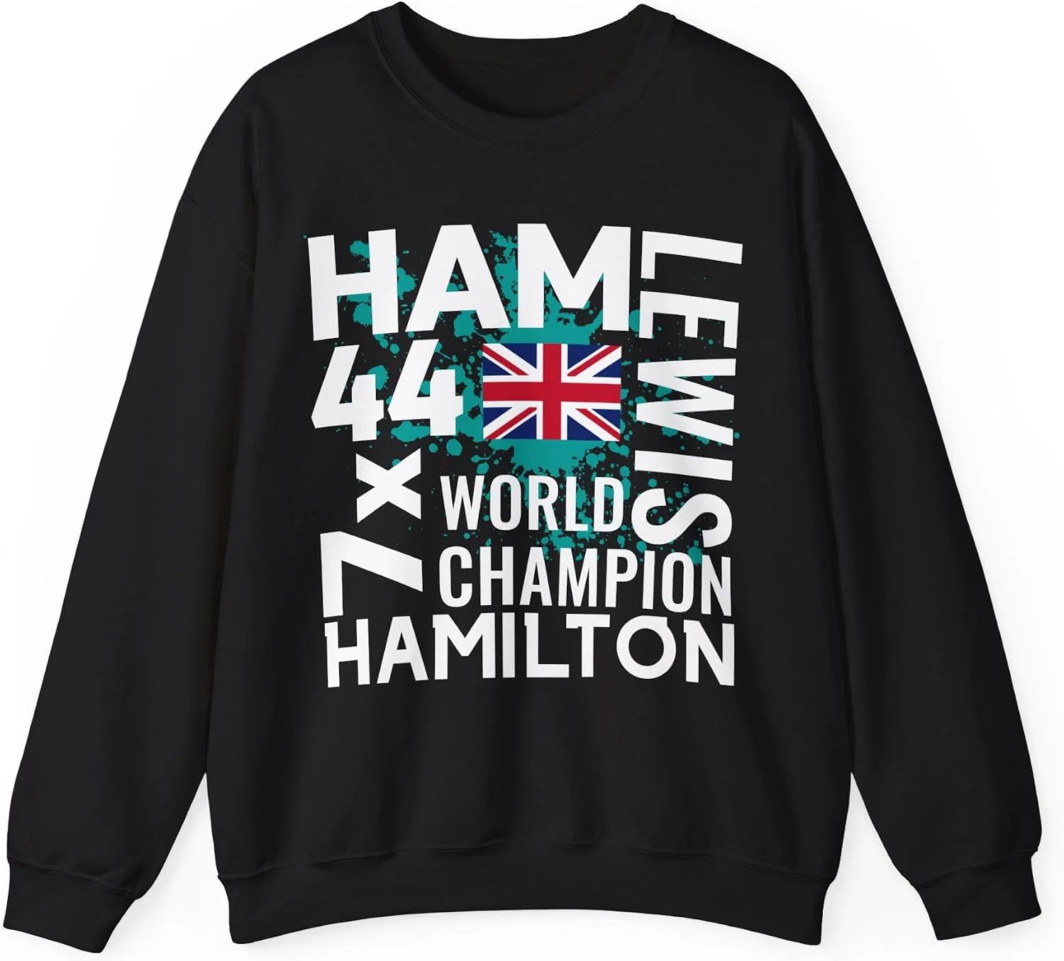 Женская толстовка с принтом Hamilton, Black