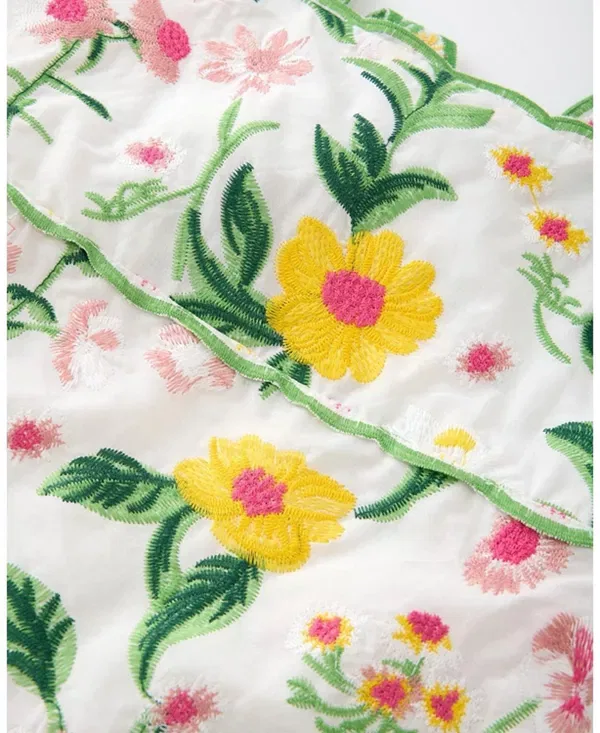 Детское платье для девочек с вышивкой Kaylee Marlo Kids, Floral — фото 3