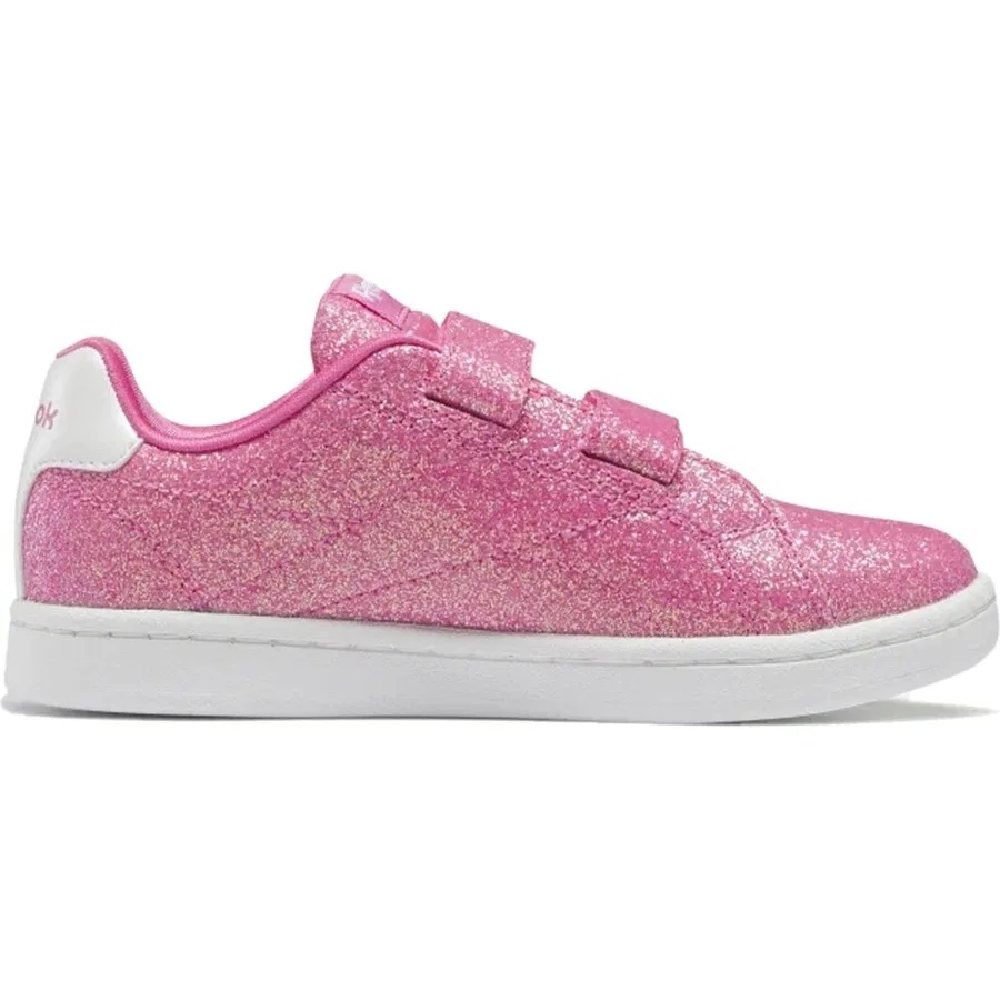 Кроссовки детские Reebok Royal Complete, с закрытым носком, розовые — фото 2