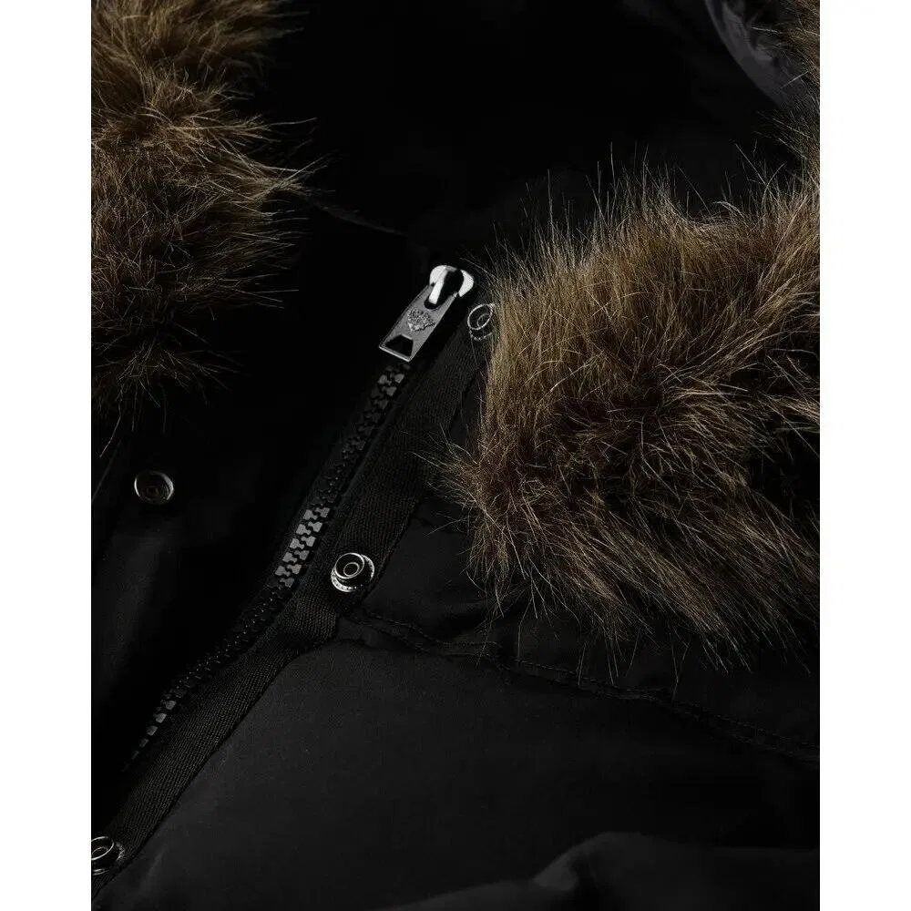 Женская стеганая куртка Everest Five Baffle Superdry, Schwarz — фото 2