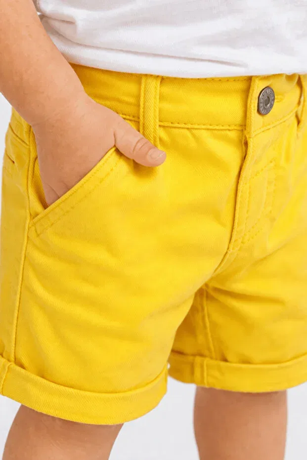 Детские шорты для мальчиков хлопковые Onymino, Yellow — фото 3