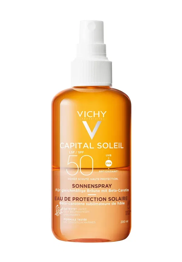 Спрей солнцезащитный SPF 50 Capital Soleil Tanning Intensifying Sun Spray Vichy 200 мл