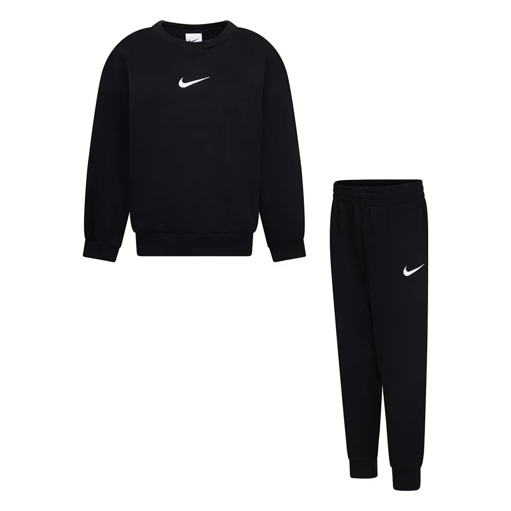 Комплект из флисовой кофты и носков Nike, черный
