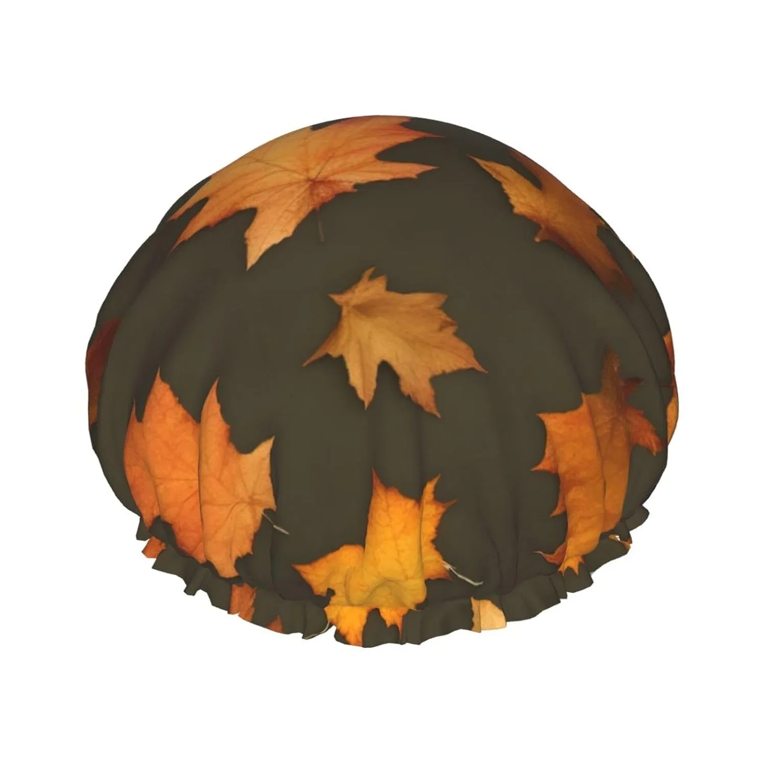 Шапочка для душа двойная Camouflage TYANG, для длинных и густых волос, водонепроницаемая