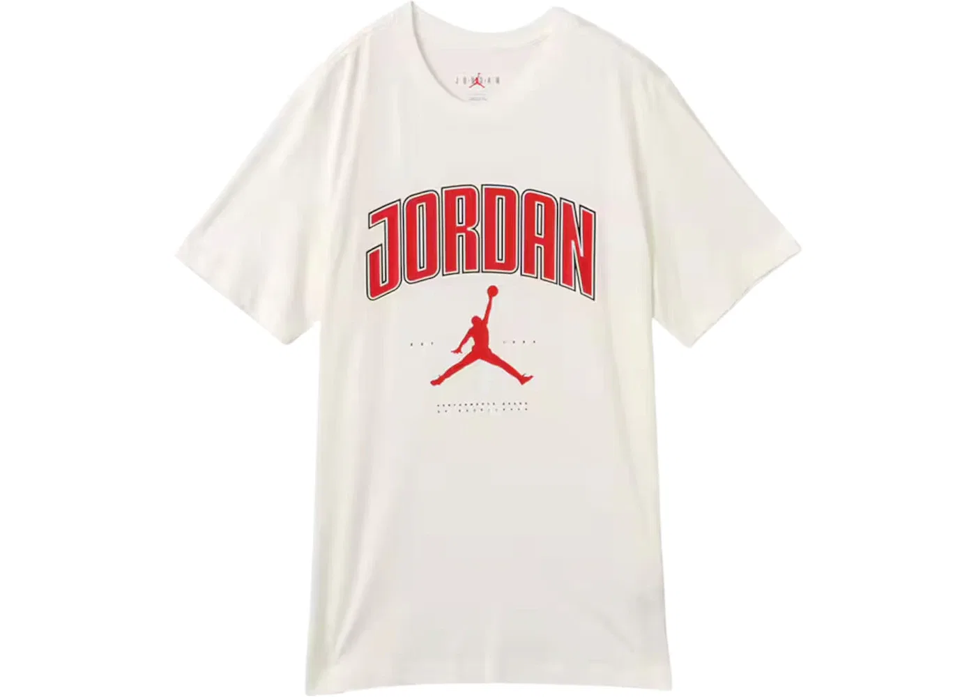 Мужская футболка с принтом Jordan City 88 Crew T-shirt Jordan, White/Red