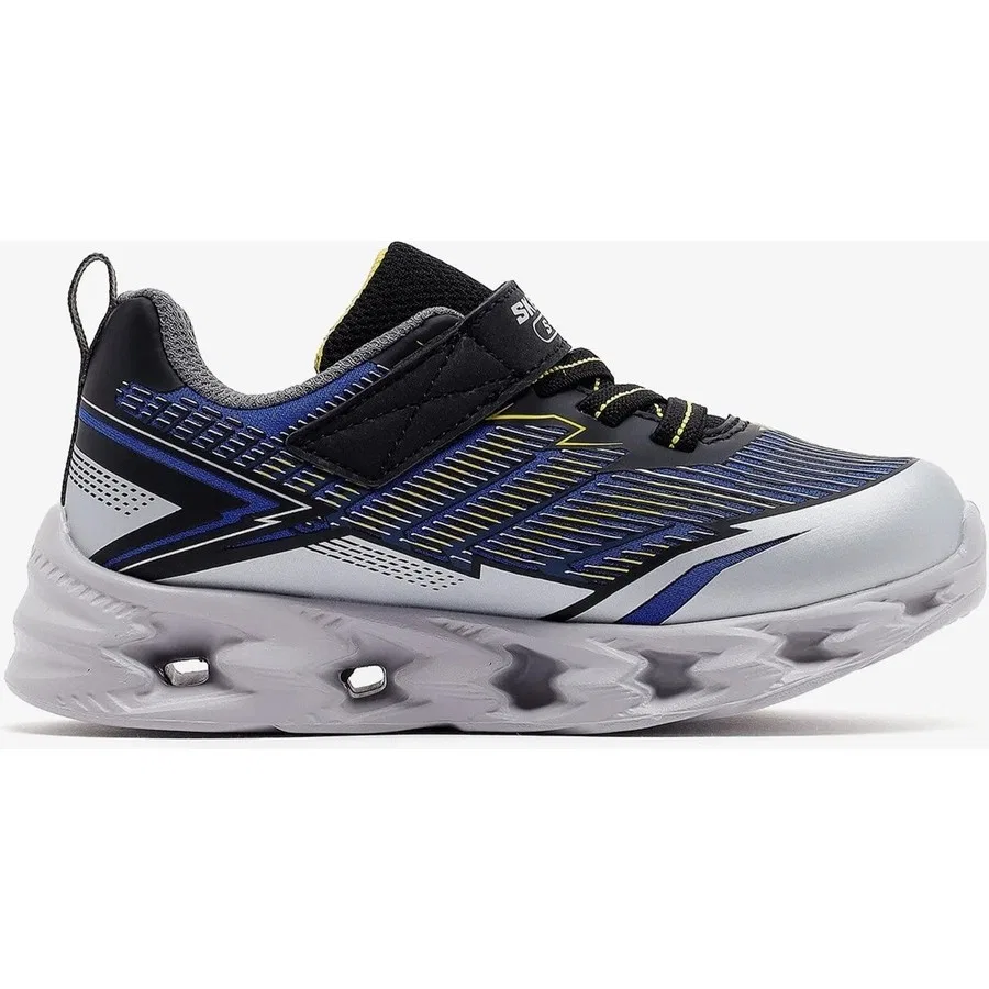 Детские спортивные кроссовки с подсветкой Vortex 2.0 Skechers, Серый — фото 2