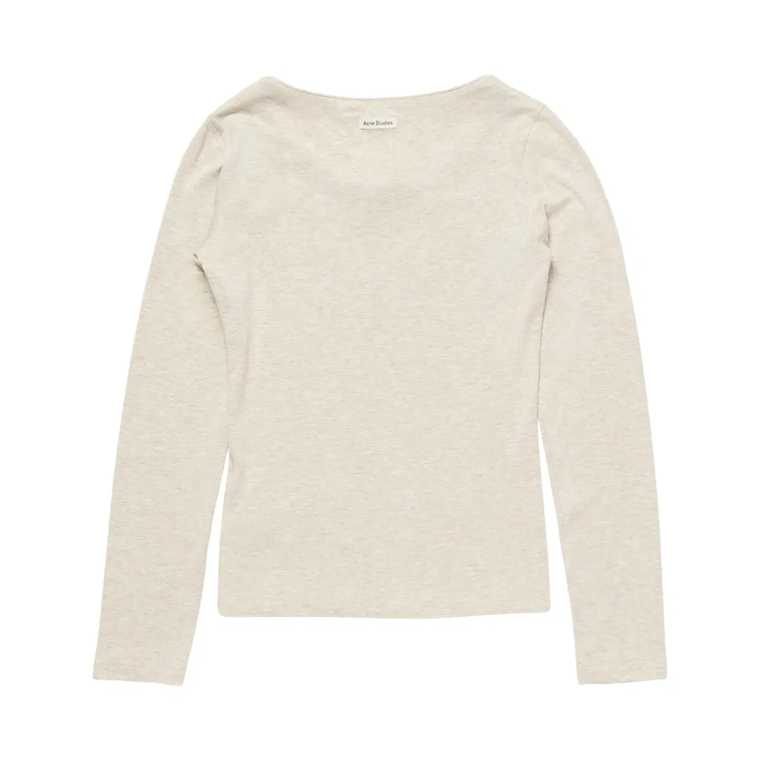 Лонгслив Acne Studios Soft Light, коричневый — фото 2