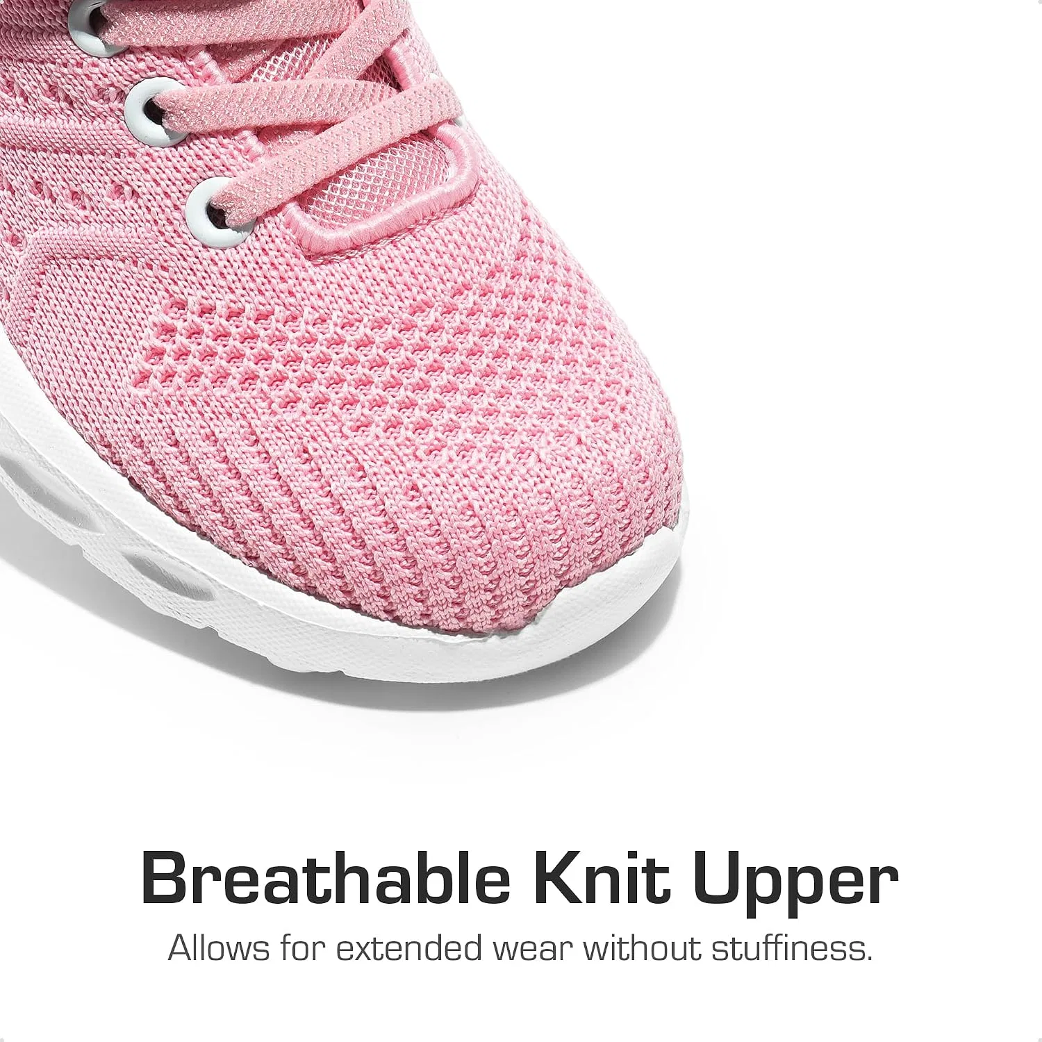 Детские кроссовки для девочек легкие DREAM PAIRS, Pink — фото 3