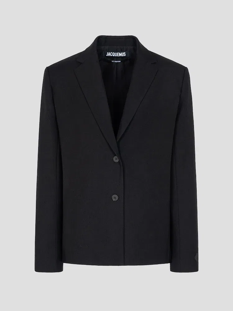 Пиджак оверсайз La Veste Carree JACQUEMUS, Black