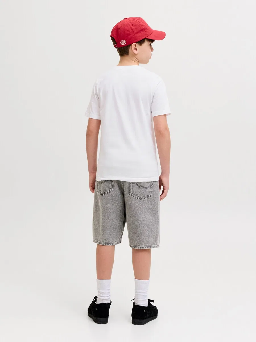 Детская футболка 'JJMUNK' белого цвета Jack & Jones Junior — фото 4