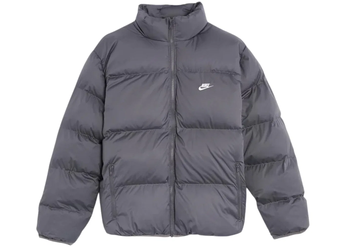 Мужская куртка-пуховик с утеплителем Nike Sportswear Club Jacket, Iron Grey White