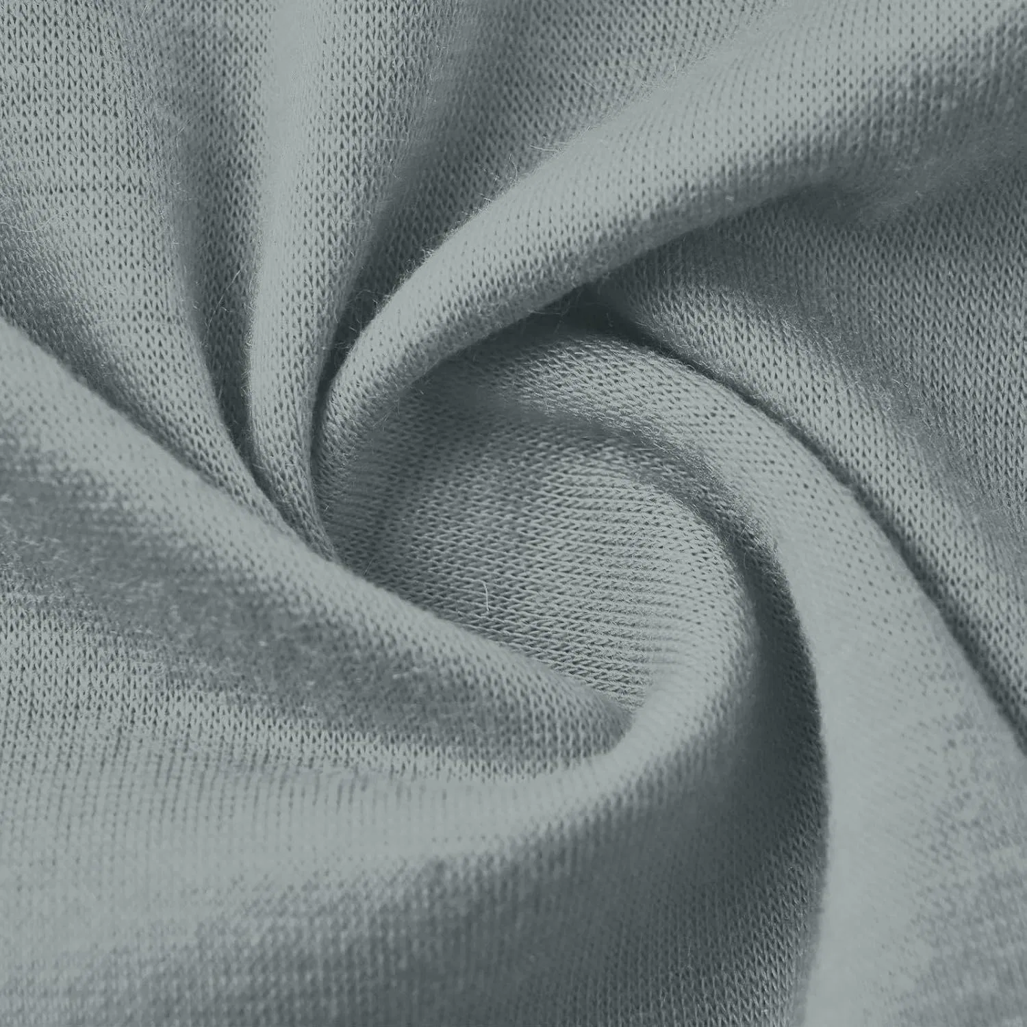 Женская оверсайз футболка с длинным рукавом Generic, Gray — фото 3