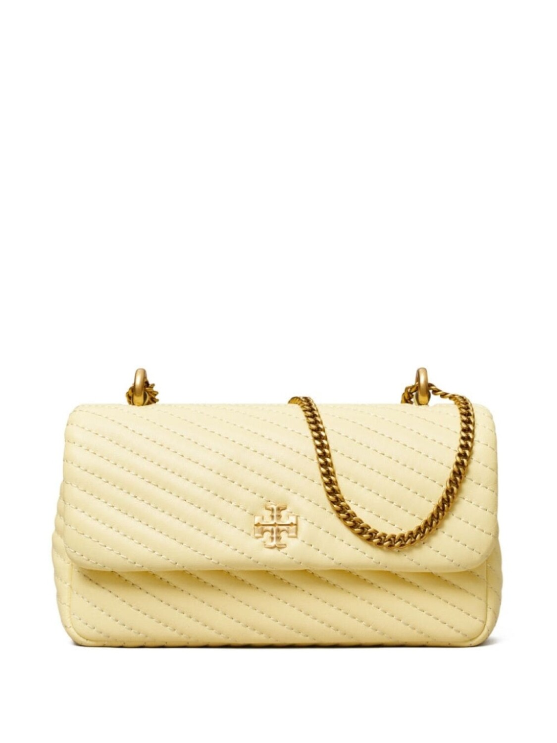 

Миниатюрная стеганая сумка через плечо Kira Tory Burch, желтый