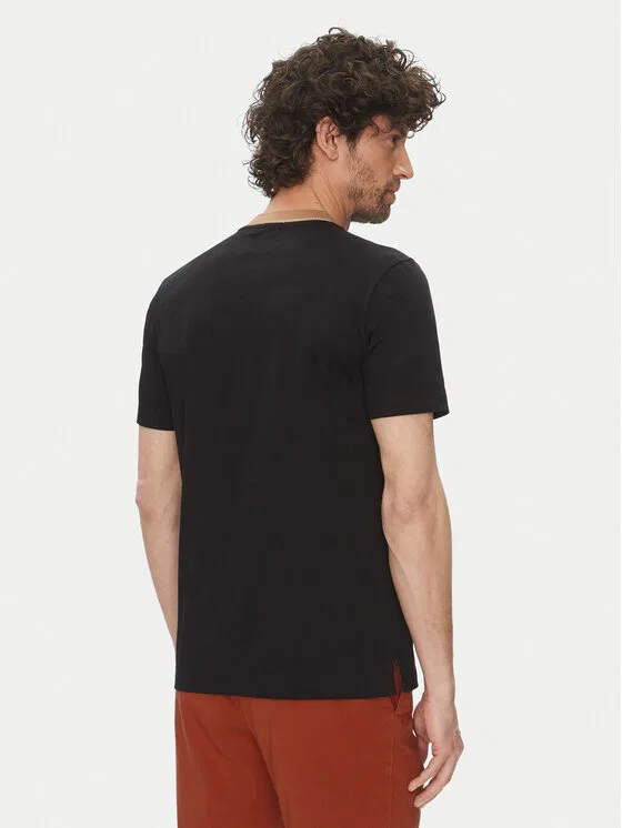Футболка slim fit H-Tessler Boss, черный — фото 3