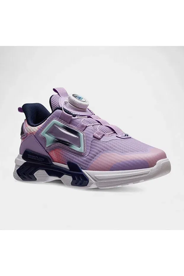 Детские спортивные кроссовки для девочек с принтом Maximus 2 Lescon, Lilac — фото 4