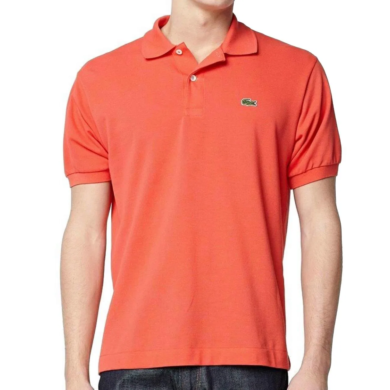 Мужская футболка-поло с коротким рукавом L1264 Lacoste, Guava