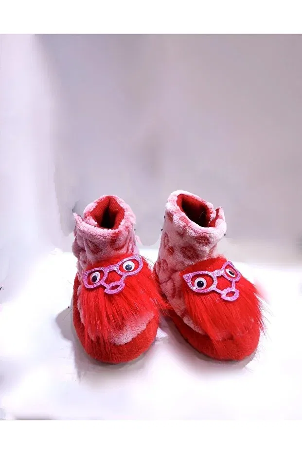 Детские тапочки для новорожденных с нескользящей подошвой Aykabaran, Red