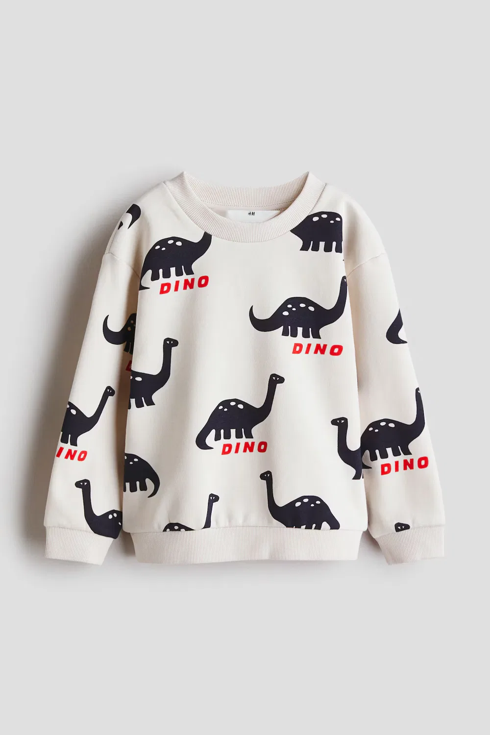 Толстовка с принтом H&M, Hellbeige/Dinosaurier