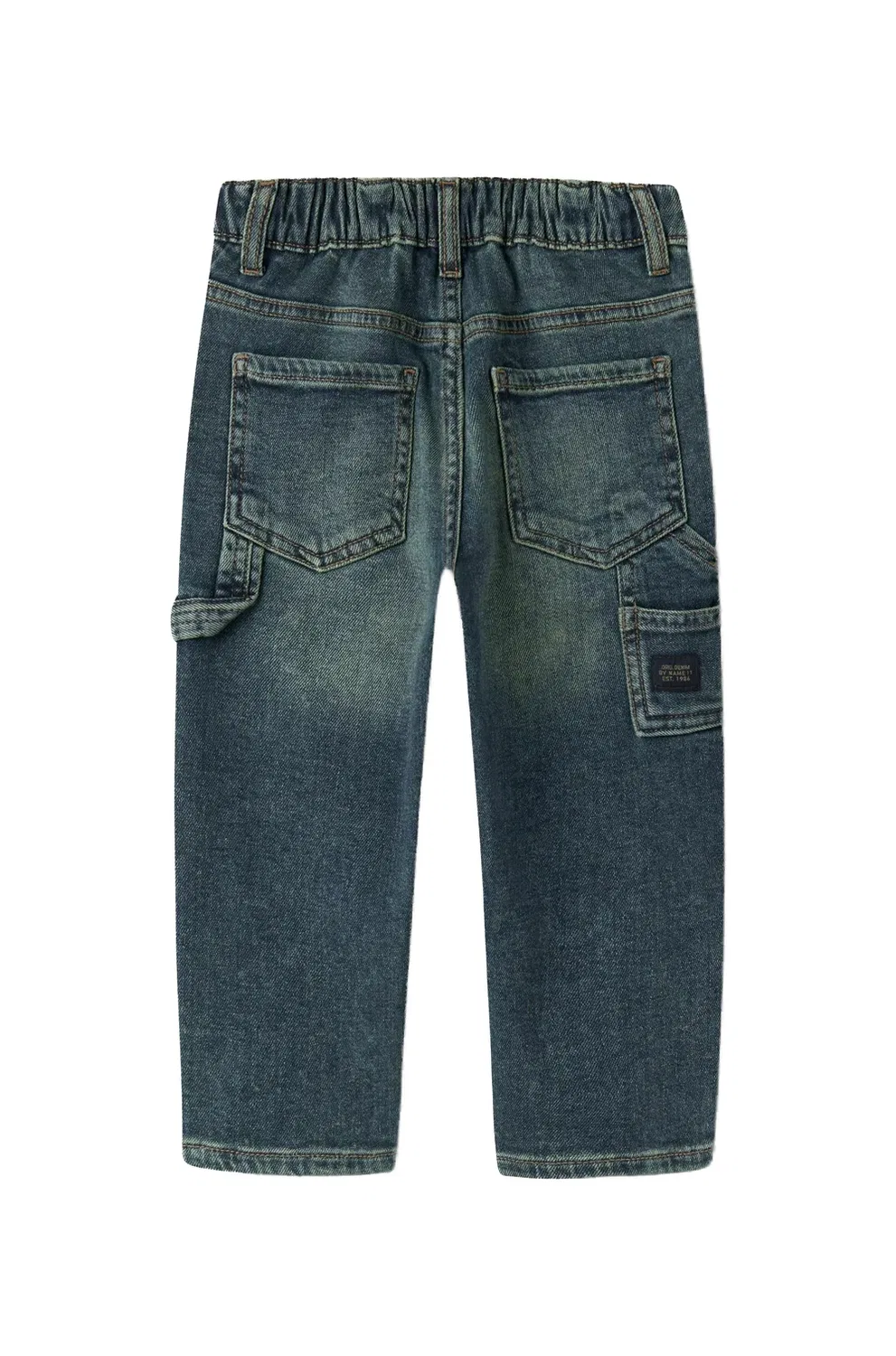 Nmmben tap jeans carp 8940-bc noos - straight leg jeans Name It, Faded Denim — фото 4