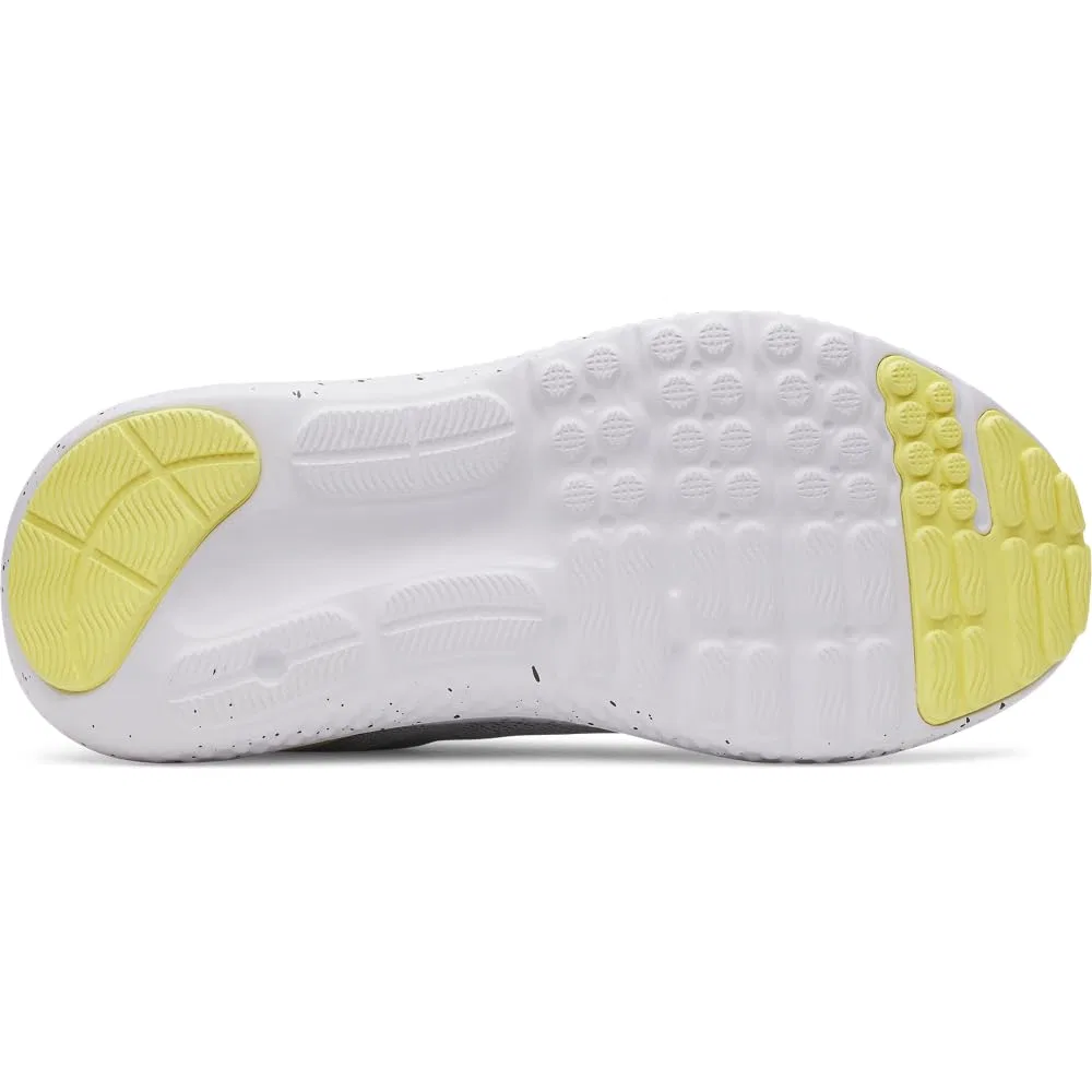 Детские беговые кроссовки для девочек легкие Grade School Surge 4 Under Armour, Black Purple Yellow Reflective — фото 3