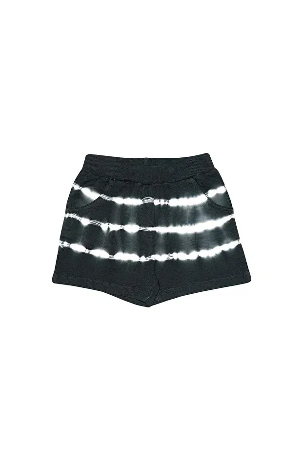 Детские шорты для девочек с принтом Lovetti, Anthracite