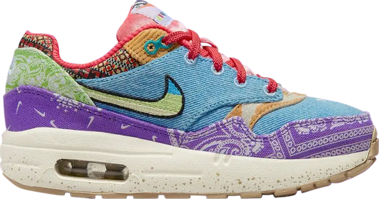 

Кроссовки Nike Concepts x Air Max 1 SP PS 'Far Out', многоцветный