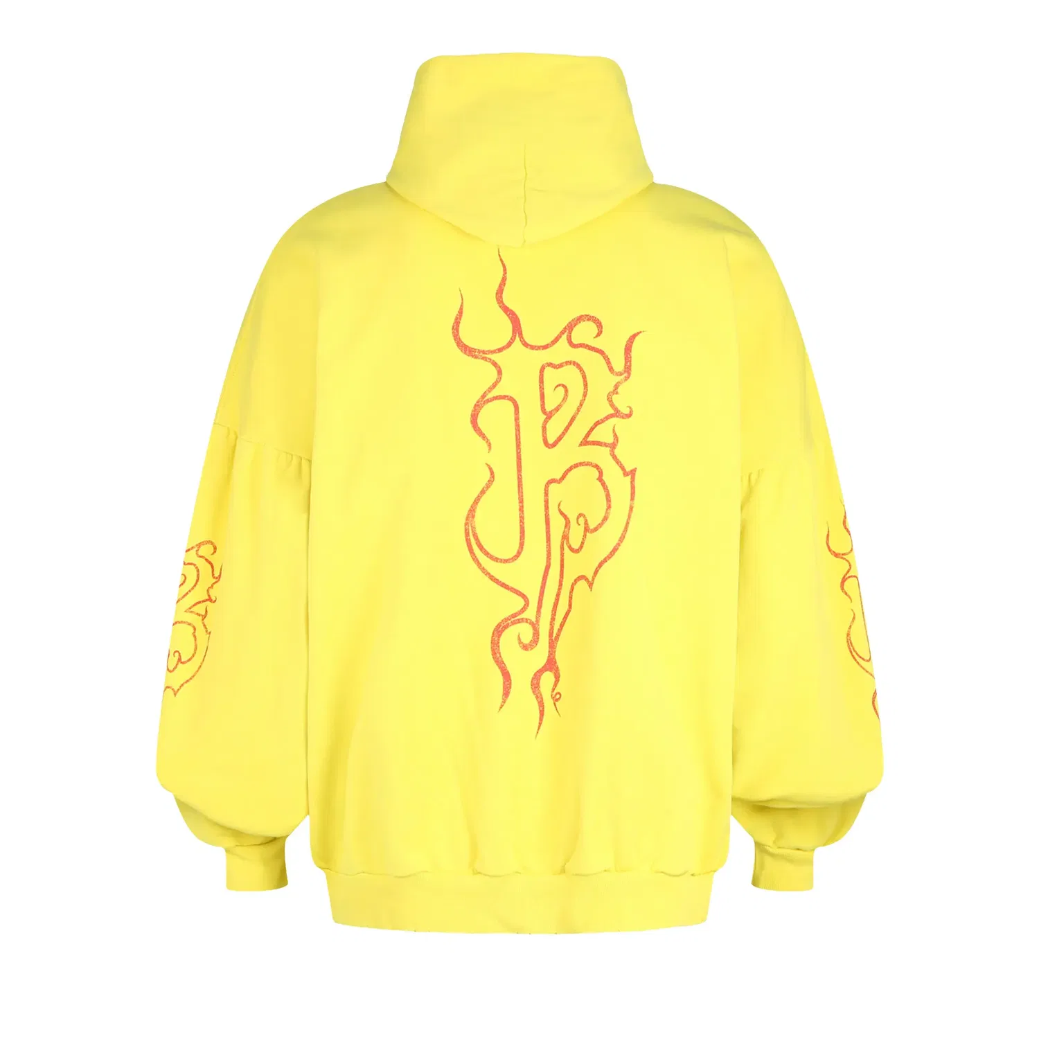 Худи Balenciaga Darkwave Medium Fit, желтый — фото 2