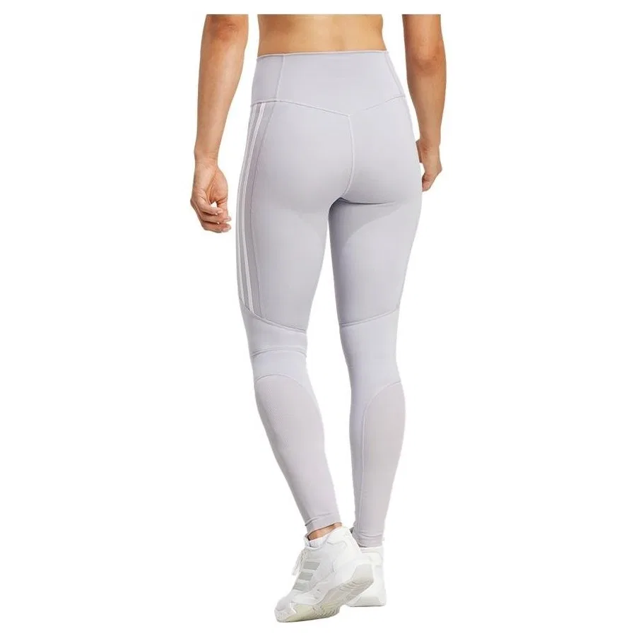 Леггинсы спортивные с матовой отделкой adidas Mat Mix, Серый — фото 4