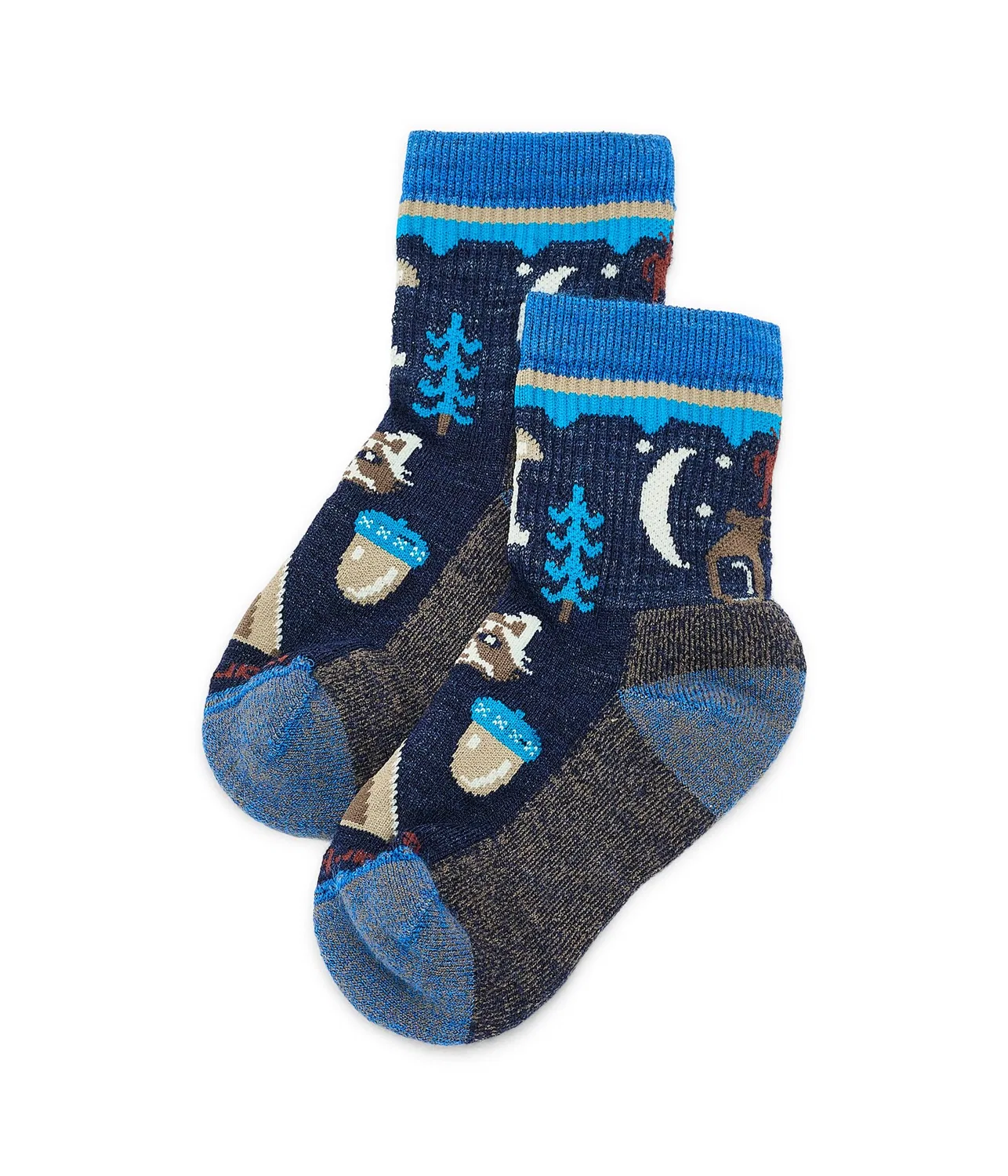 Детские носки Hike Light Cushion Critter Cache Crew Socks (для самых маленьких) Smartwool Kids, Deep Navy