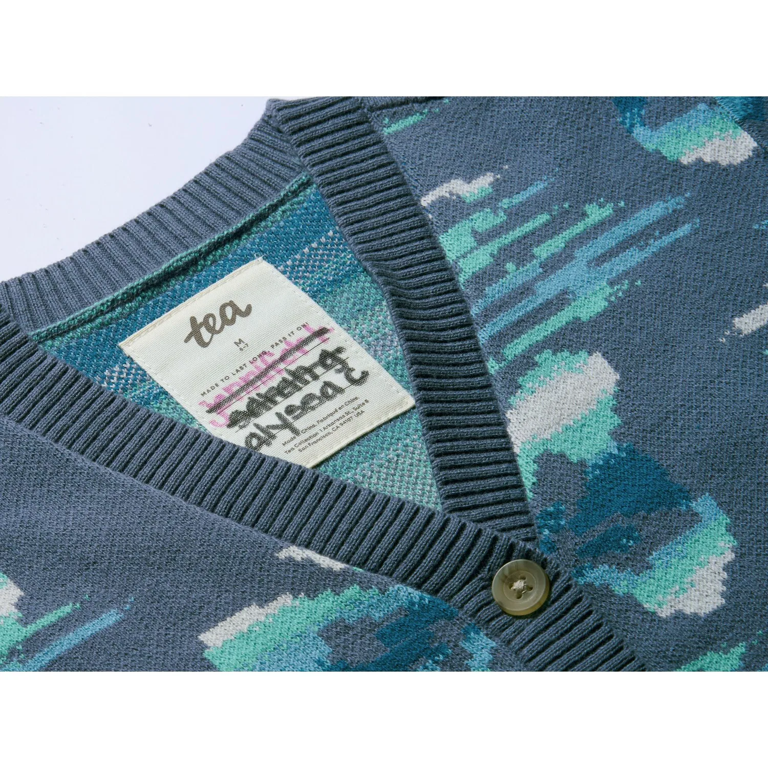 Детский кардиган-свитер с длинным рукавом с принтом Long Butterfly Sweater Cardi Tea Collection, Butterfly In Flight — фото 3