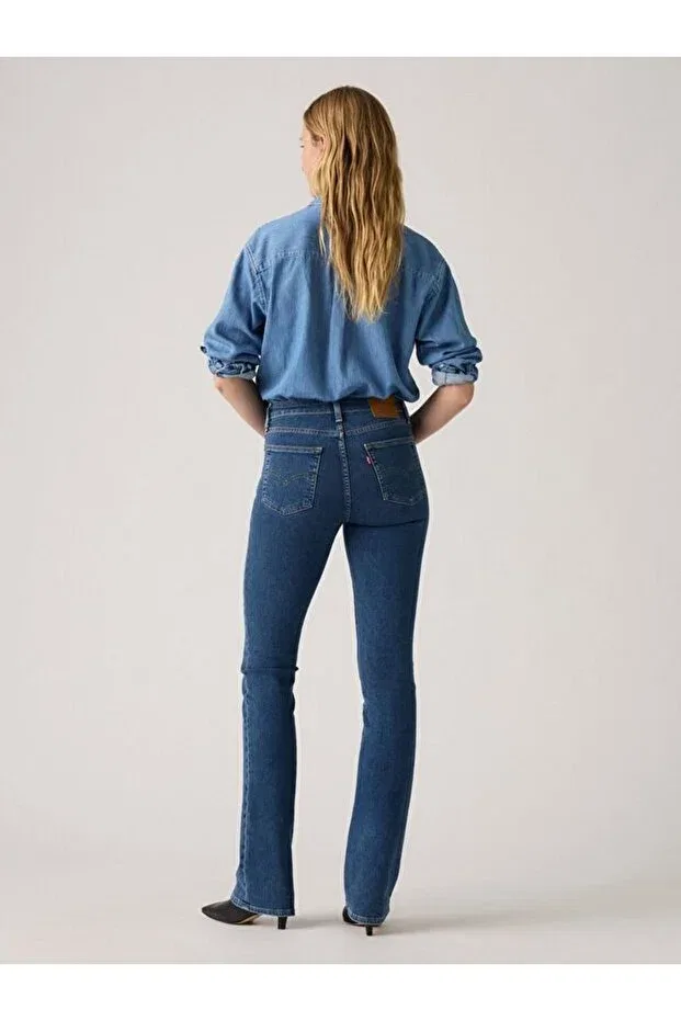 Женские джинсы-трапеция с высокой талией Triangle Exploration Levi'S, Med Indigo - Worn In — фото 3