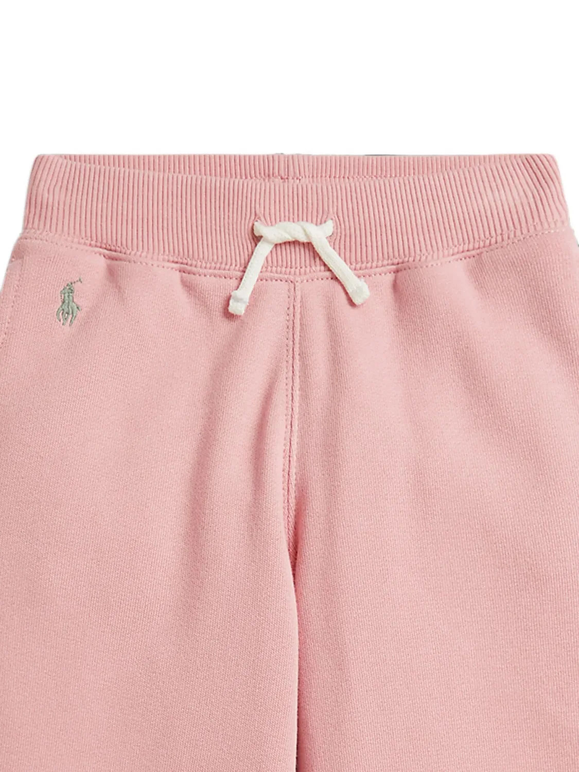 Спортивные брюки с кулиской и вышитым логотипом Polo Ralph Lauren Kids, розовый — фото 4