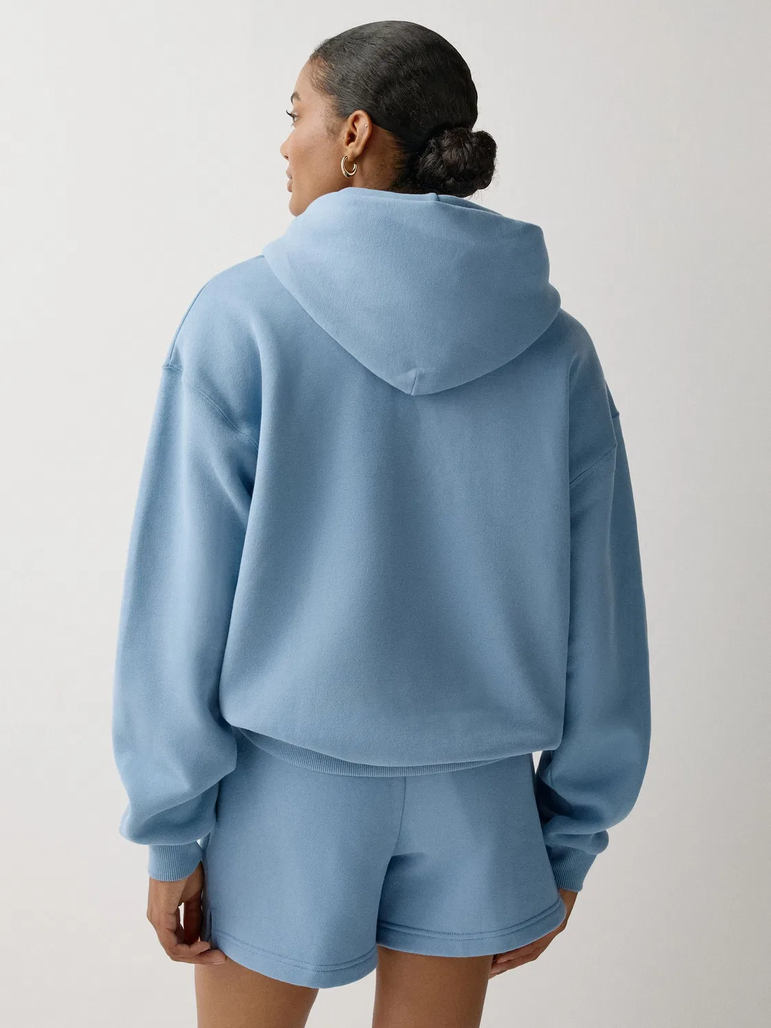 Худи Nike Studio Fleece Oversized, Work Blue — фото 3