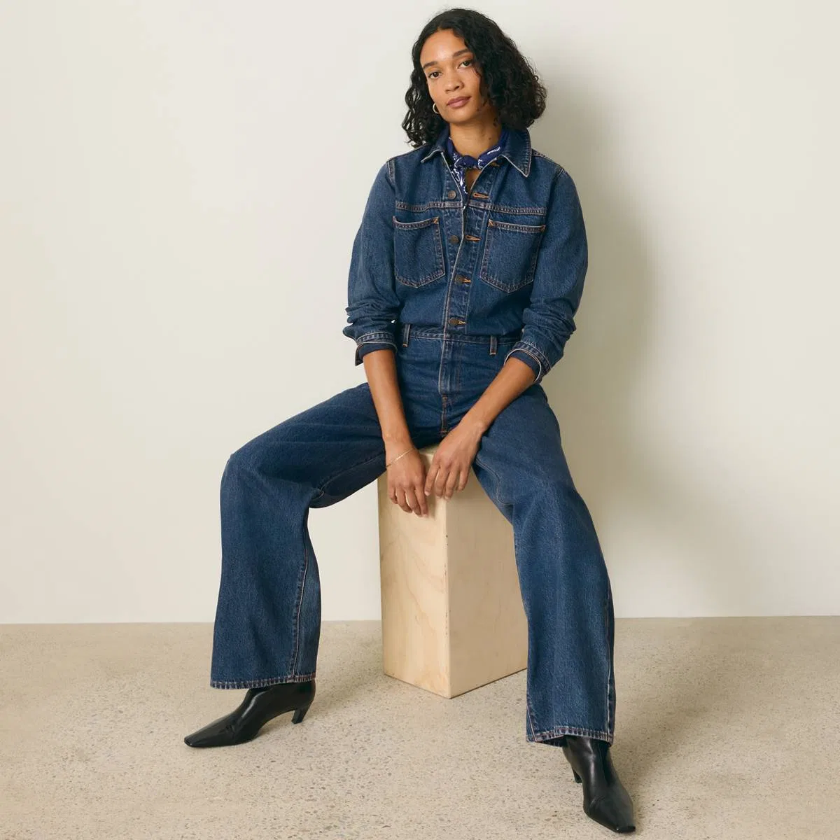 Классический комбинезон Levi's, Stellar Strauss - Medium Wash — фото 3