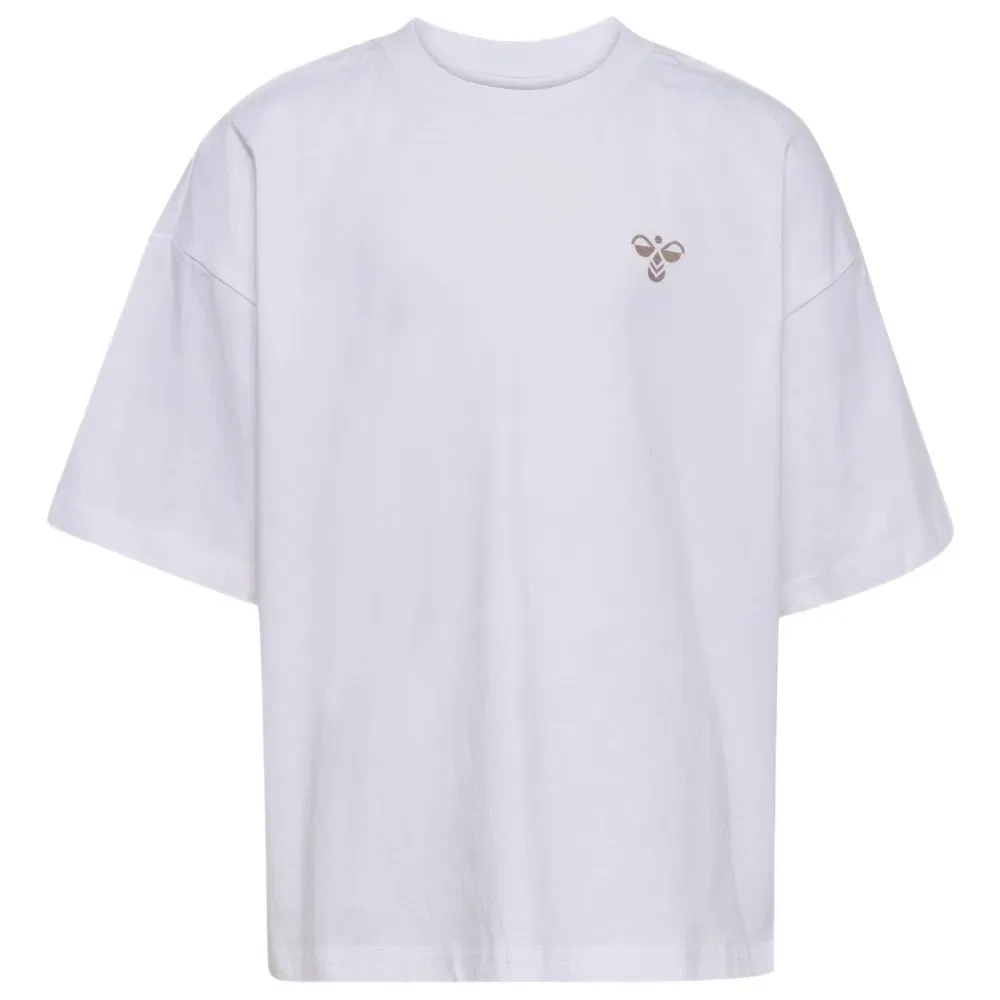 Футболка короткий рукав Silly Boxy Solid Hummel, белый