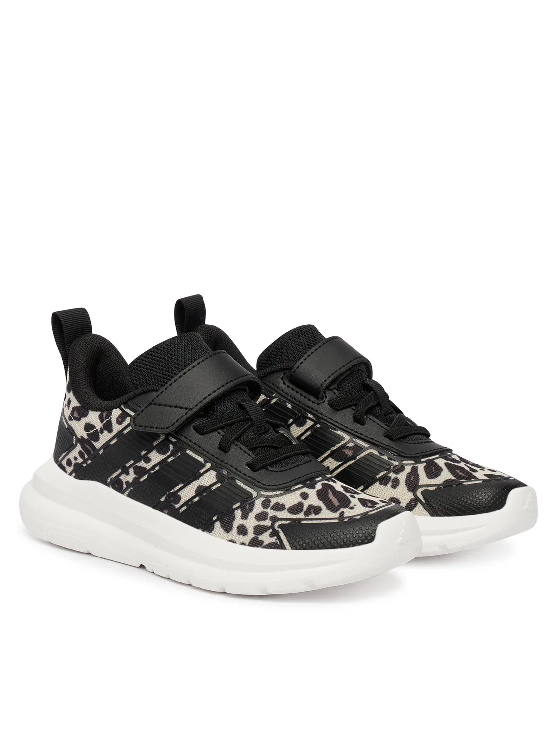 Кроссовки для девочки Tensaur Run Shoes Children Adidas, бежевый — фото 2
