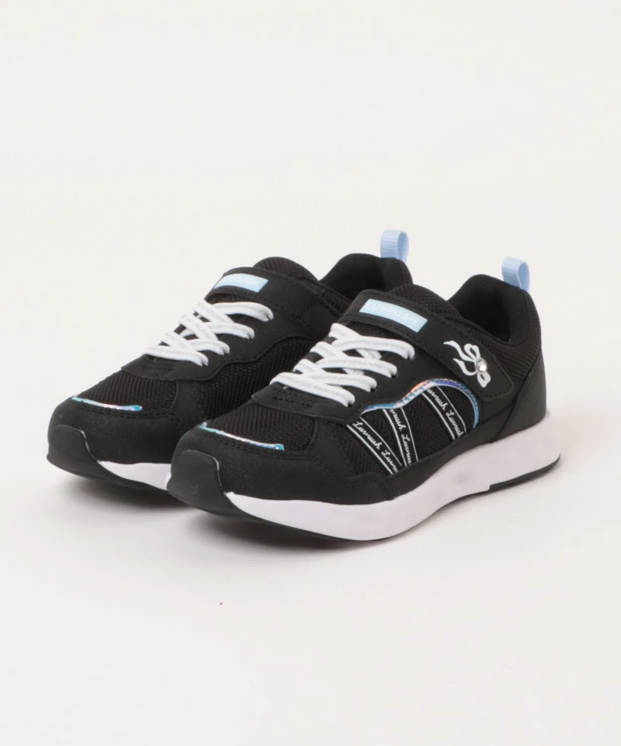 Детские кроссовки с блестками LV 1279 MoonStar, Black