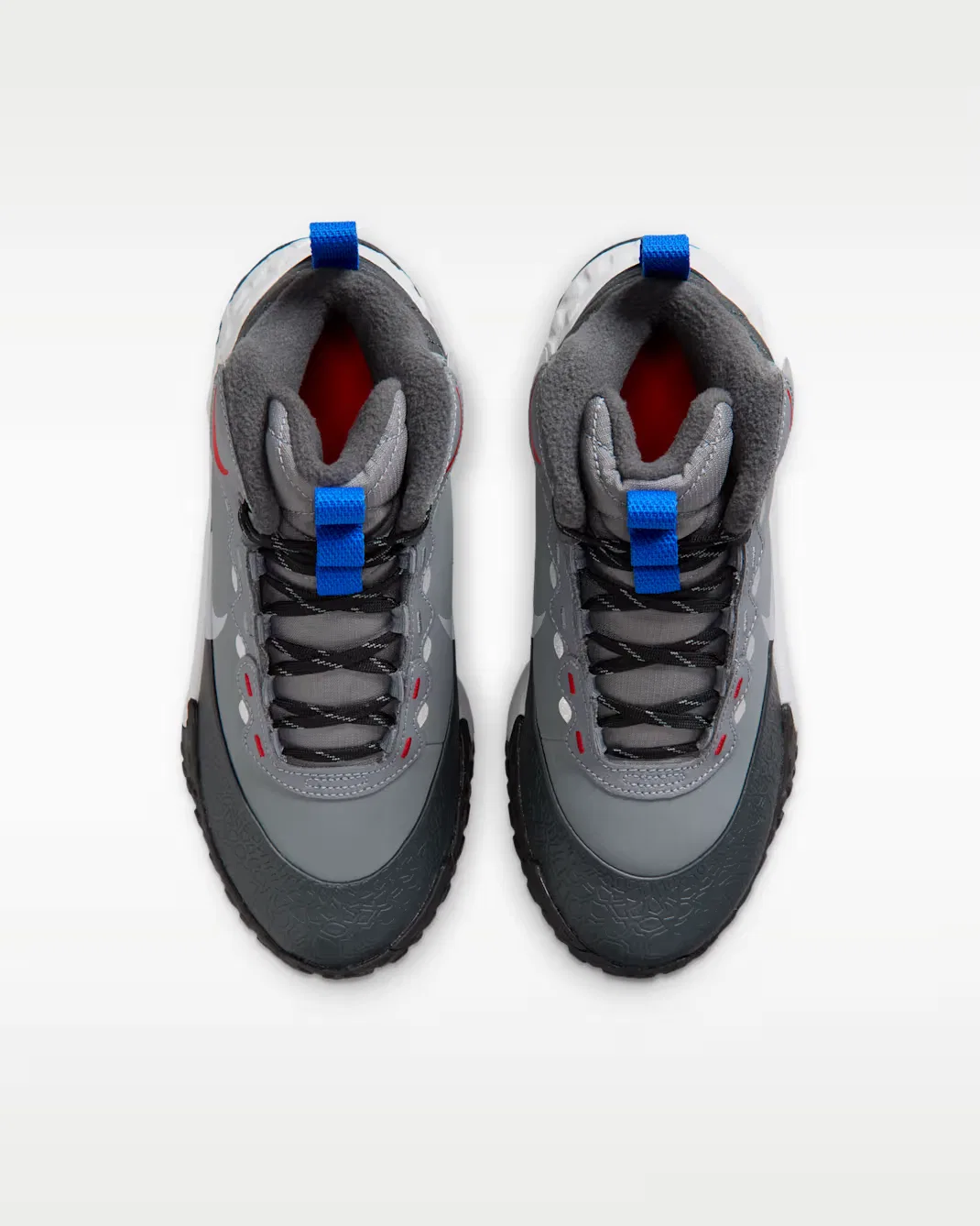 Детские ботинки с отражающими элементами Nike Terrascout, Cool Grey/Anthracite/University Red/Pure Platinum — фото 4