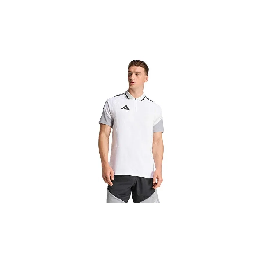 Футболка поло с длинным рукавом Tiro 26 Competition Polo, adidas, Белый