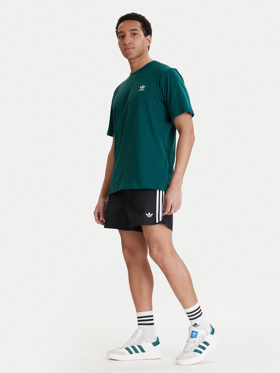 Мужские спортивные шорты стандартного кроя Sprinter Adidas, черный — фото 2
