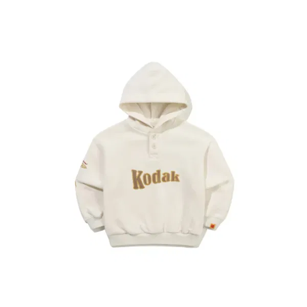 Худи детское с капюшоном, Cozy Hood Kodak Kids, слоновая кость — фото 2