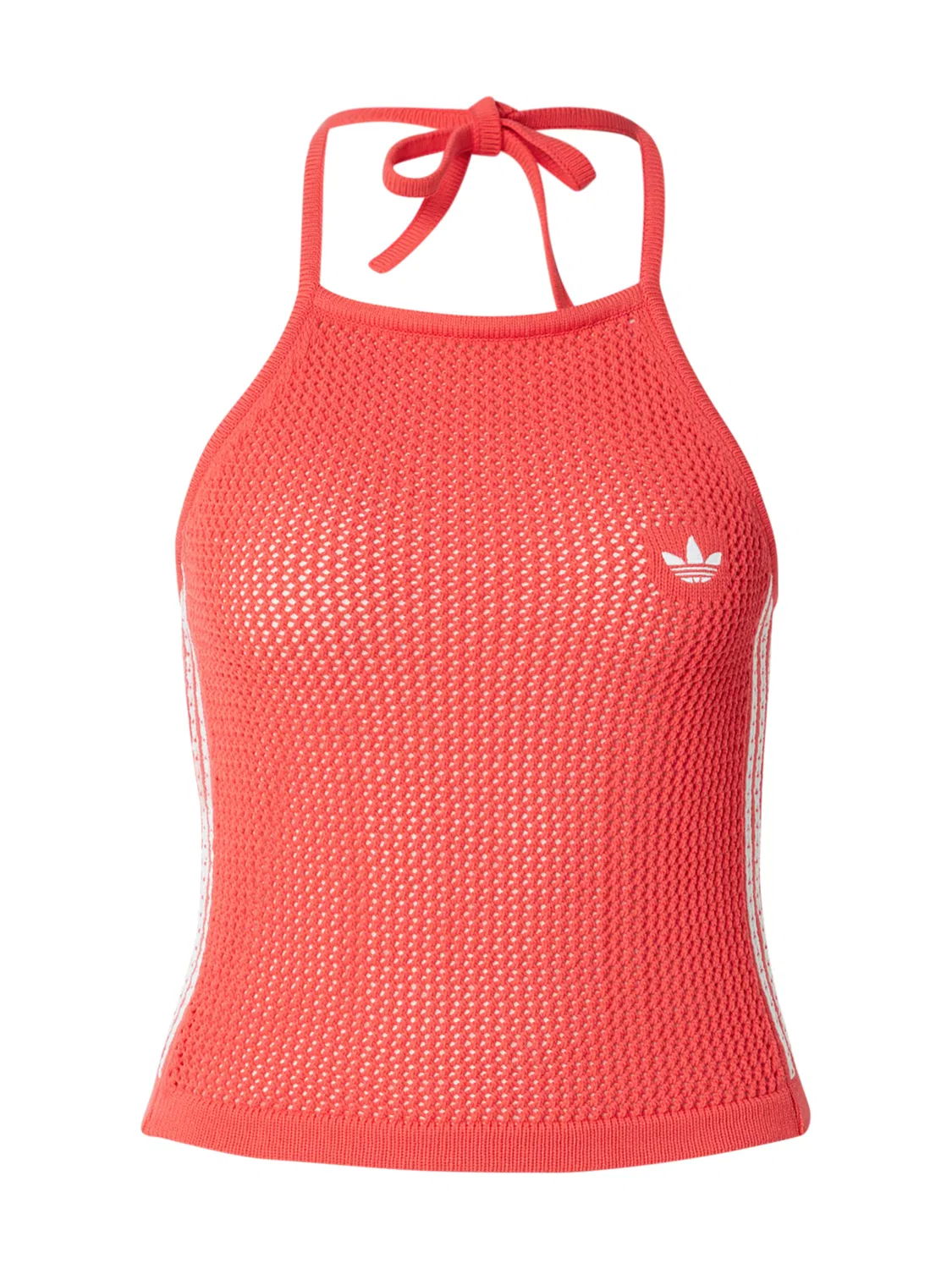 Вязаный топ Adidas Originals оранжево-красного цвета
