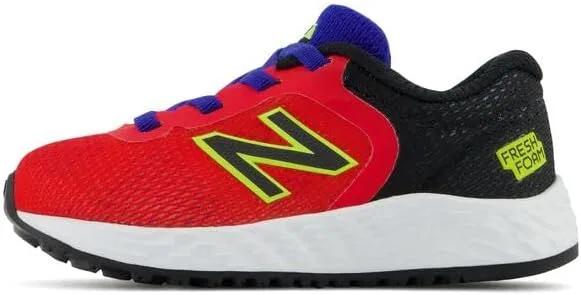 Детские кроссовки для девочек Fresh Foam Arishi V2 New Balance, Neo Flame/Black/Lemonade — фото 2