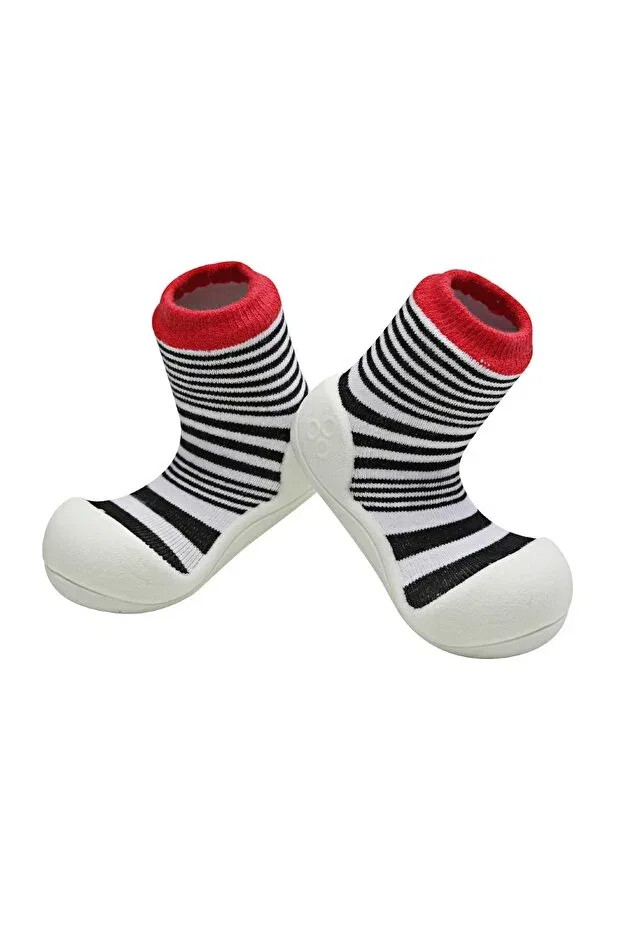 Детские кроссовки для мальчиков полосатые Attipas, White Black Red