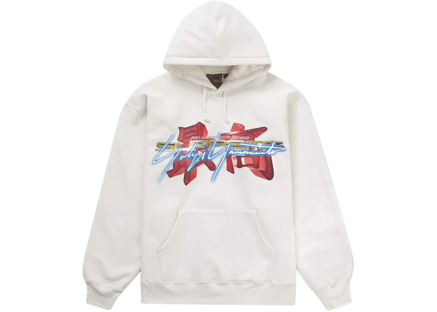 Мужская худи с капюшоном Supreme Yohji Yamamoto TEKKEN Hooded Sweatshirt, Stone