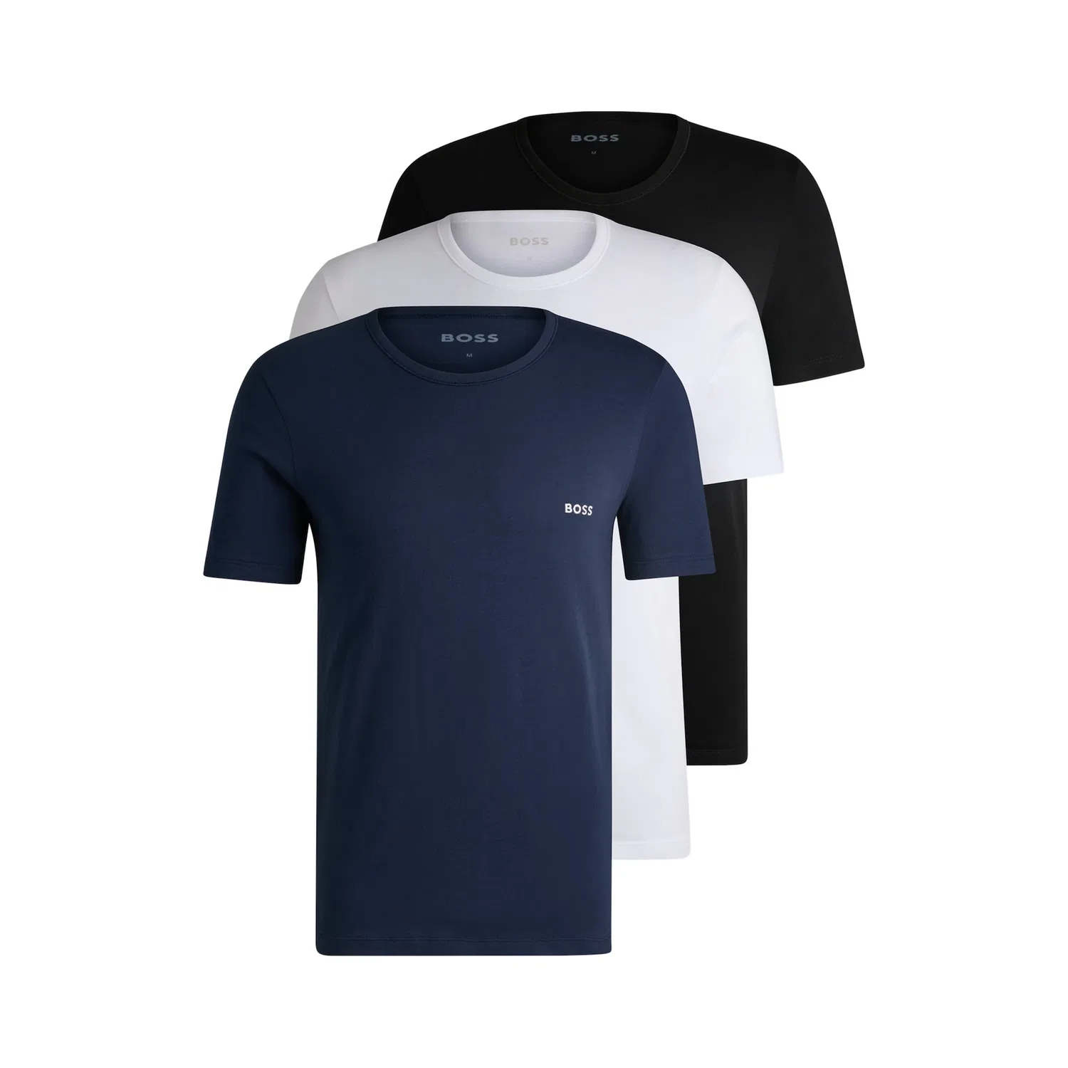 Мужская майка с круглым вырезом BOSS, Black/Navy/White
