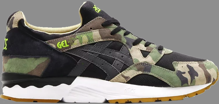 Кроссовки atmos x gel lyte 5 'woodland camo' japan release Asics, многоцветный - фото